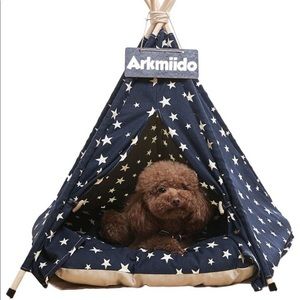 Pet teepee dog/cat bed